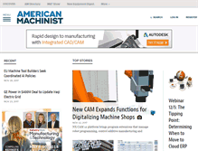 Tablet Screenshot of americanmachinist.com