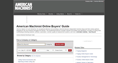 Desktop Screenshot of directory.americanmachinist.com