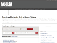 Tablet Screenshot of directory.americanmachinist.com